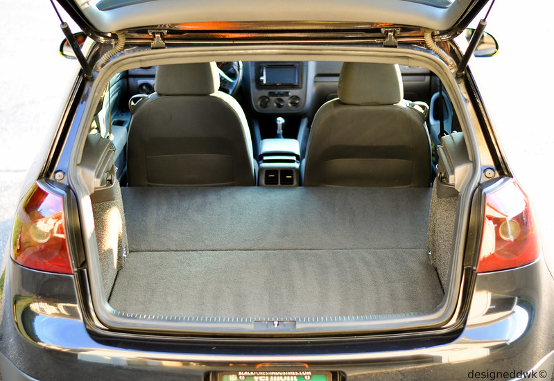 Rear seat delete kit for VW Golf 4 R32